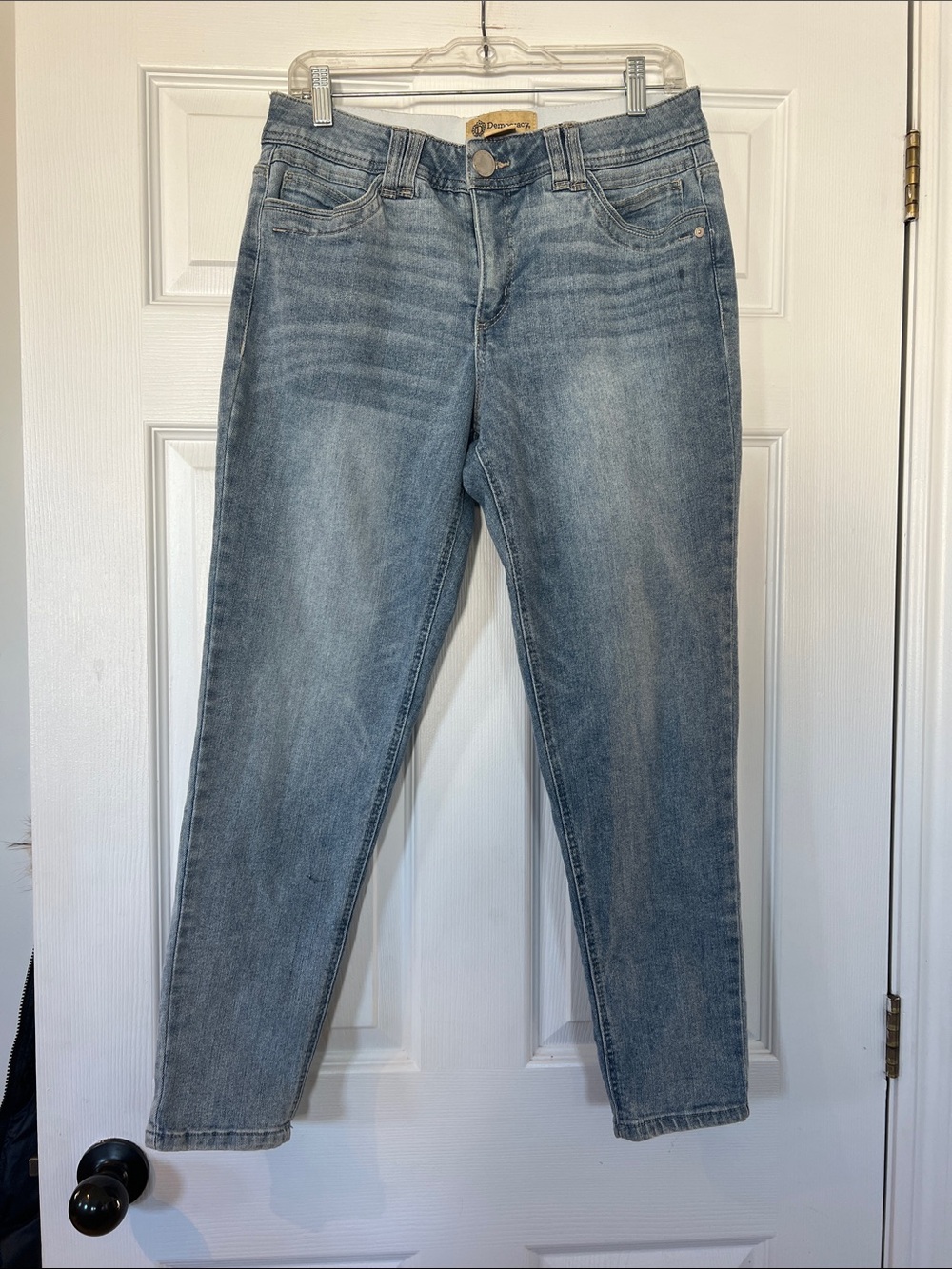 Democracy Light Blue Boyfriend Jeans - Relaxed Rise
